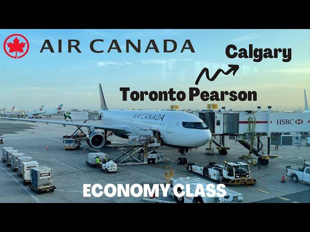 AIR CANADA DOMESTIC Airbus A330-300 FLIGHT from Toronto to Calgary | TRIP REPORT