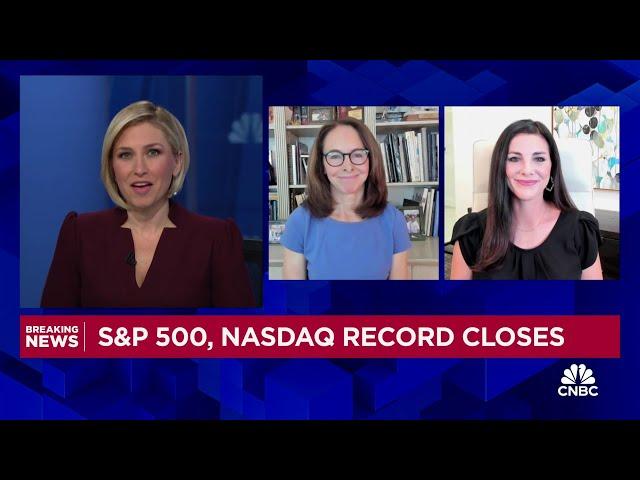 S&P 500 and Nasdaq continue to push higher, hit another record close