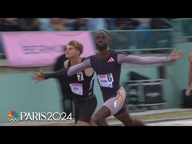 Jereem Richards edges Matthew Boling to win 200m at Bermuda Grand Prix | NBC Sports