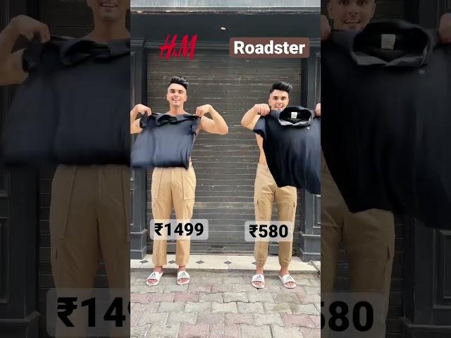 H&m vs Roadster #roadster #hnmhaul #dailyshorts #outfitideas #comparison #styling #brand #styles