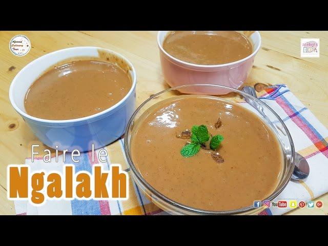 Recipe for Ngalax (Peanut paste and millet couscous dessert)