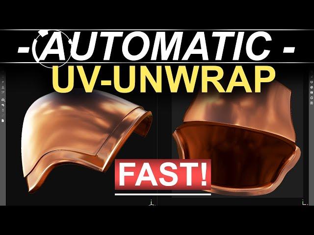 Substance Painter - Auto UV-Unwrap Anything (IN 60 Seconds!!)
