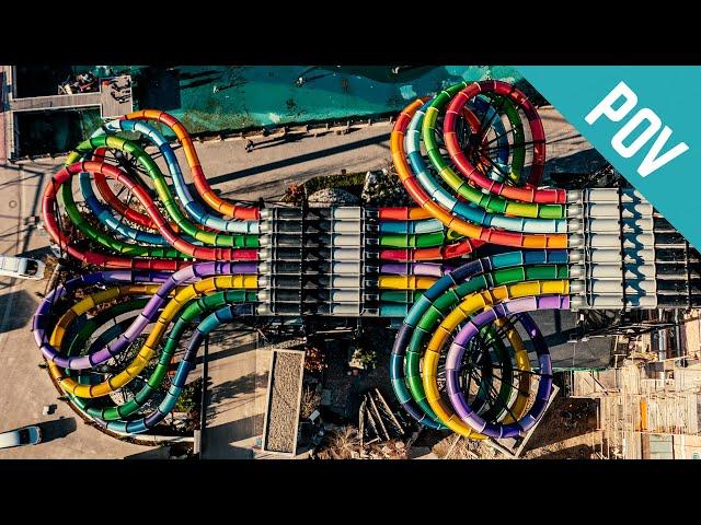 Rulantica - Vikingløp | New Racer Water Slide 2023 POV - Nordiskturn