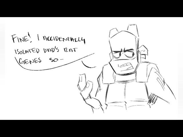 Little Splinter AU (ROTTMNT comic dub parts 1-3)