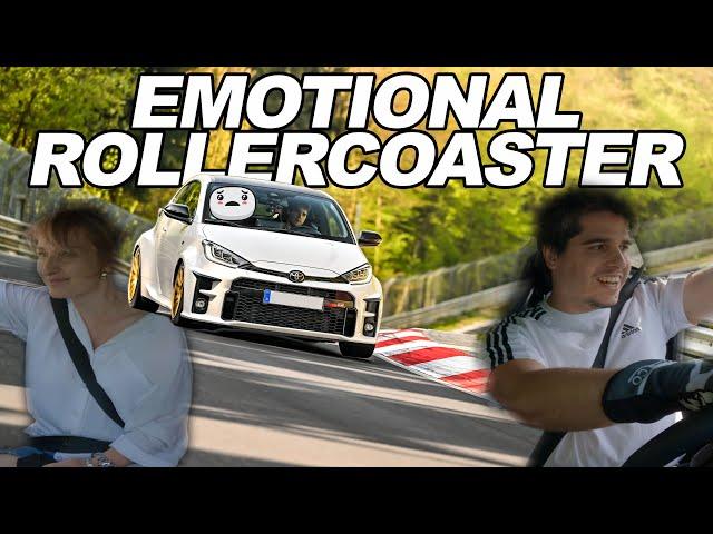 Her First time on the Nürburgring - Maniac chases a GT3 RS with a GR Yaris!