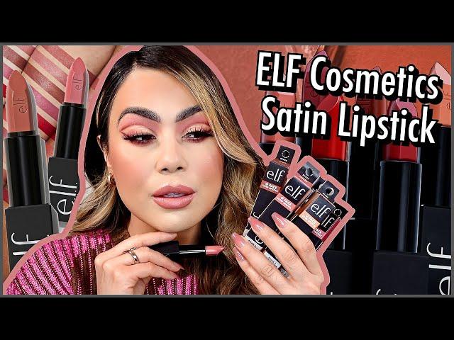 Elf Cosmetics O' Face Satin Lipstick Review