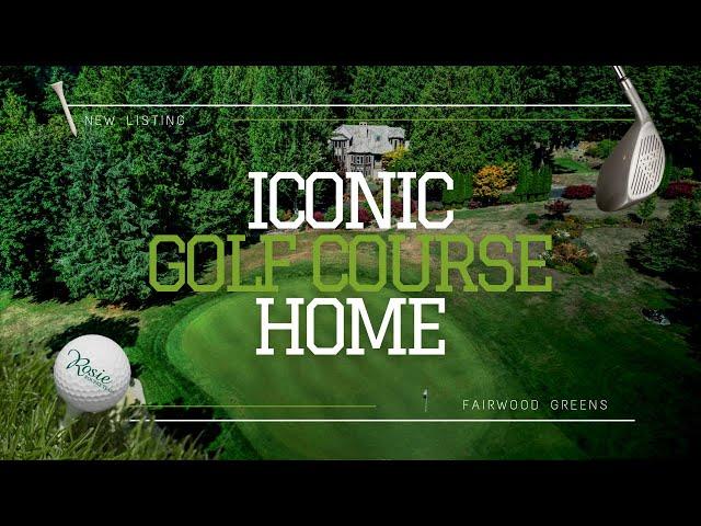 Iconic Golf Course Home for Sale in Fairwood near Renton, WA #realestate #golf #golfcourse