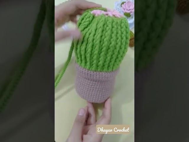 Cactus Bag Crochet Tas Kaktus Rajut