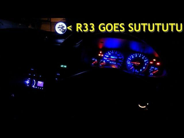 R33 GTST GETS A BOOST GAUGE