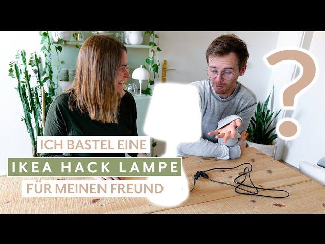 Ikea Hack: Designer Lampe selber machen für meinen Freund