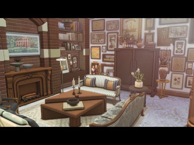 The Conductor's Quarters | Sims 4 Speed Build / Apartment Renovation