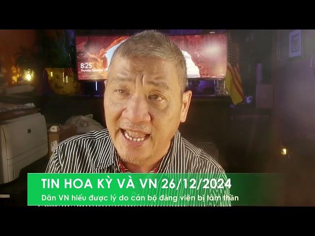 TIN HOA KỲ VÀ VN 26/12/2024