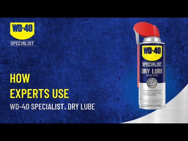 How do the experts use WD-40 Specialist® Dry Lube? It only takes a minute to find out ⏱️‍