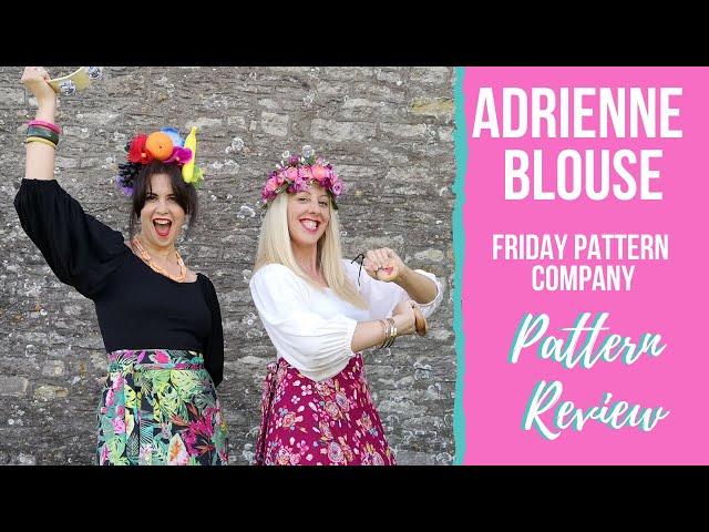 Adrienne Blouse Pattern Review | Friday Pattern Company Adrienne Blouse