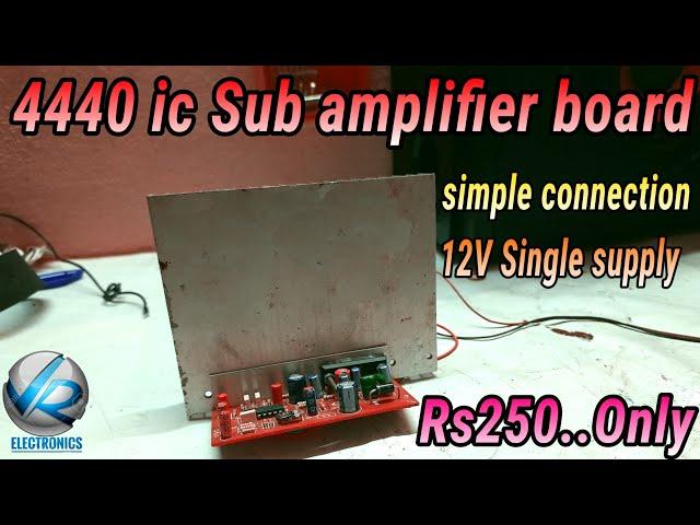 4440 Sub amplifier board review