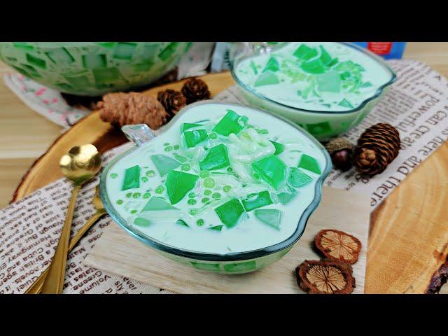 Buko Pandan Jelly Dessert ( Easy, simple and yummy ) Gulaman dessert recipe