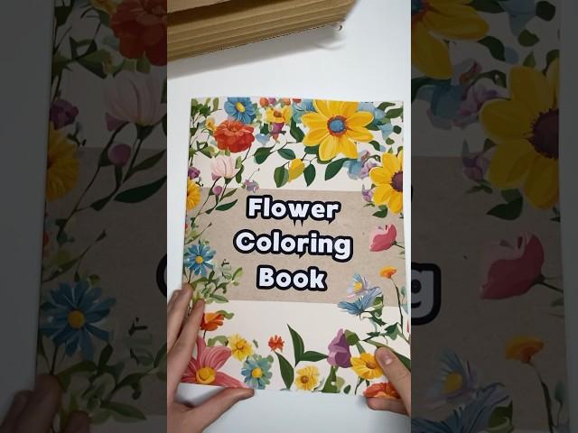 Unboxing my first coloring book from Amazon #amazon #kdp #flowercoloringbook #coloringbook #creator