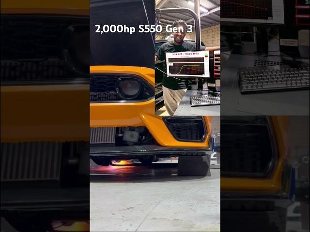 2,000hp stock ecu, stock cams Gen 3 S550! #coyotedirect