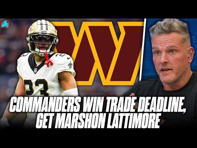 Commanders Won The Trade Deadline With One Move... | Pat McAfee Show