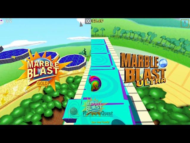 Marble Blast Gold vs Plat vs Ultra Wipe Comparison