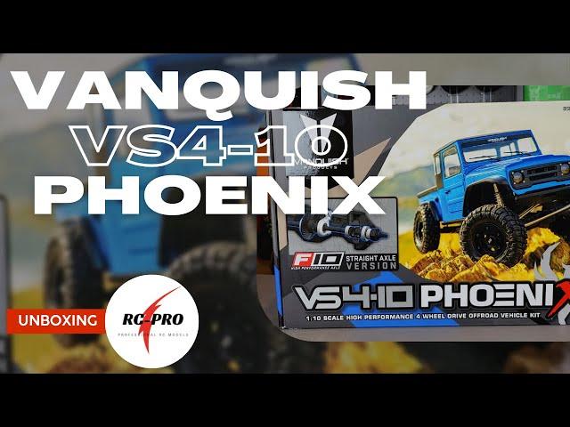 Vanquish VS4-10 Phoenix Straight Axle version Unboxing en español