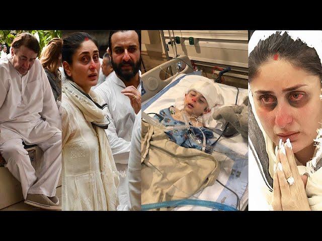 Sad News for Kapoor family as Kareena & Saif Ali Khan brokedown after Taimur Ali Khan Hospitalized