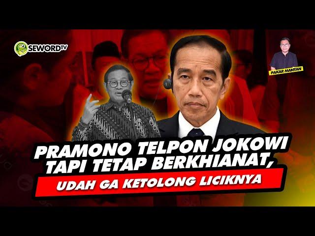 Alifurrahman: PRAMONO TELPON JOKOWI TAPI TETAP BERKHIANAT, UDAH GA KETOLONG LICIKNYA