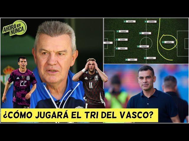 MÉXICO Así sería la ALINEACIÓN de JAVIER AGUIRRE. LOZANO regresa y GIMENEZ, titular | Ahora o Nunca