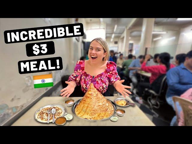 Unbelievable SOUTH INDIAN FOOD for JUST $3 