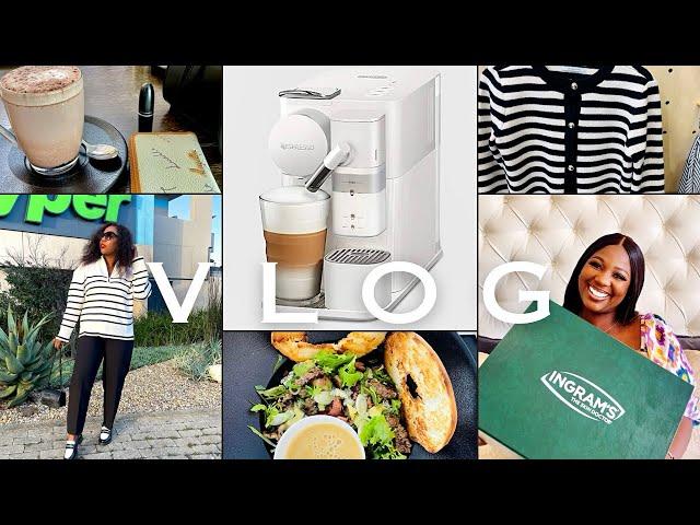 VLOG| UNBOXING NESPRESSO MACHINE| BRUNCH DATE| SHOOTING MY FIRST CAMPAIGN| SOUTH AFRICAN YOUTUBER