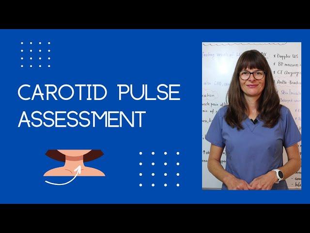 Carotid Pulse Assessment Demonstration #shorts