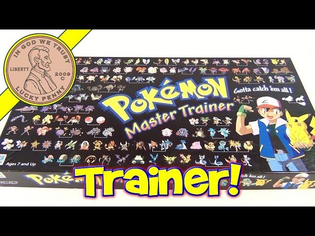 How To Play The Game Poke'mon Master Trainer #41215, 1999 Milton Bradley - Gotta Catch 'Em All!