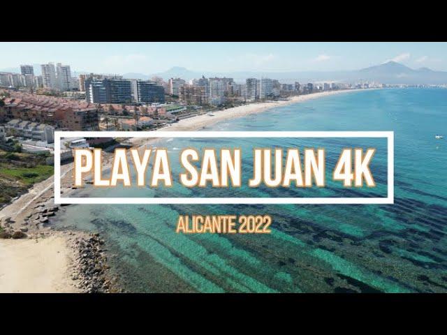 San Juan Beach (Alicante) summer 2022 in HD 4K