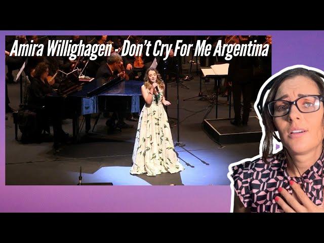 Amira Willighagen - Don't Cry For Me Argentina 2024 (Julie Covington Cover) | Music Reaction |