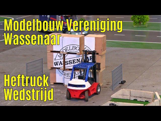 RC Trucks 1/14 Scale Modelbouw Vereniging Wassenaar december 2024 Heftruck Wedstrijd part 1