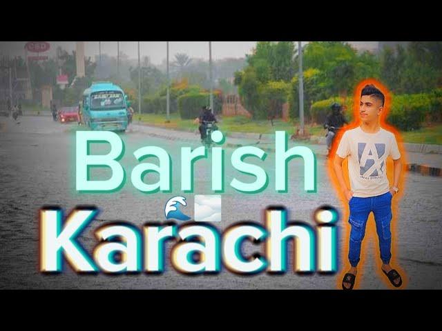 Karachi Ma Barish ️Bot Zada Enjoy KaraFull Heavy Wali ️ With Food  day