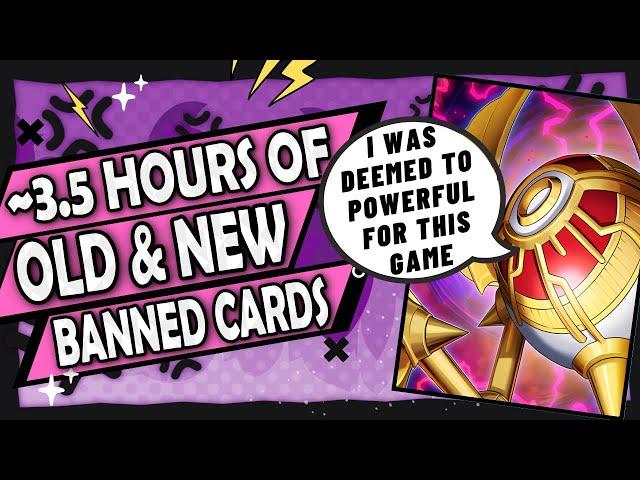 ~3.5 Hours Of Old & New Banned Cards To Fall Asleep To