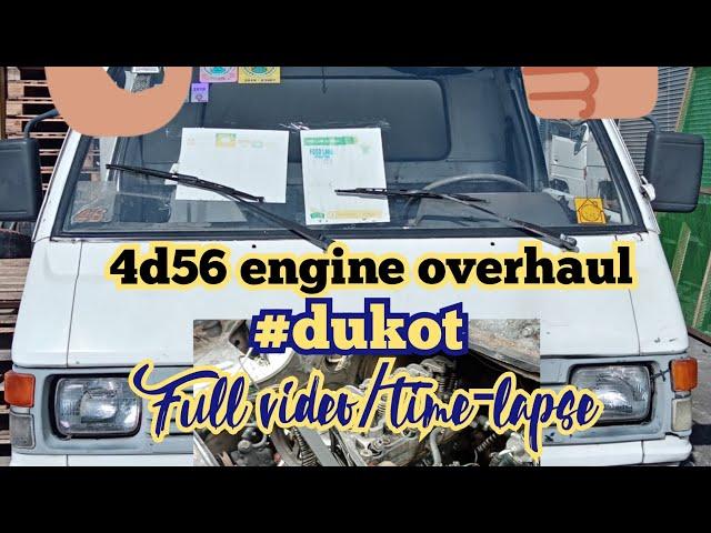 4d56 engine overhaul full video/time-lapse