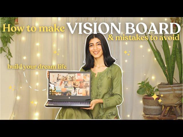 Vision Board 2025: Step-by-Step Guide + Common Mistakes to Avoid  ️ Radhika Jagtap