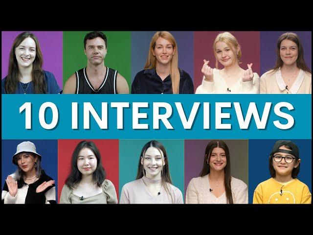 10 Interviews Learn English Questions and Answers