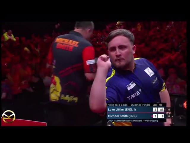 Luke Littler vs Michael Smith | Australian Darts Masters 2024 