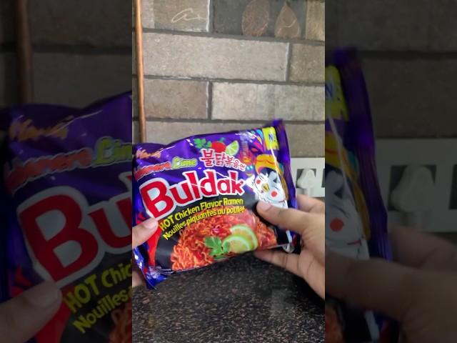 Let’s try Buldak Habanero Lime Noodles ️ #food #ramen #spicy