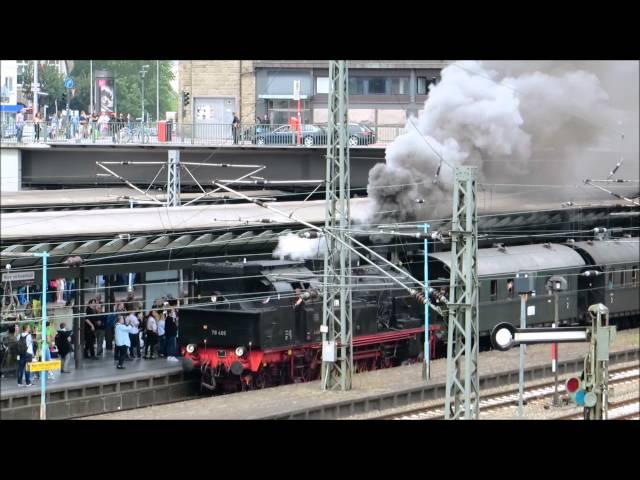 Eisenbahn TV - Dampflok Preußische T18, 78 468 im Hamburger Hauptbahnhof