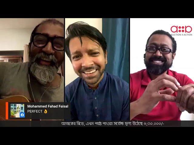 'Amar Prithibi' Live by Tahsan, Jon, Tony Bhai after ages  | Black | 27 April 2020|Auction4Action