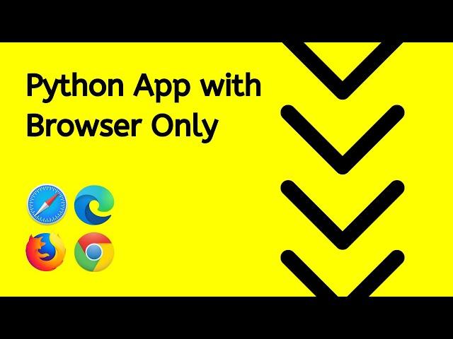 Build a Python Data App with the Web Browser Only
