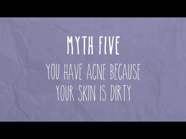 Does having acne mean you are dirty? Bust these common acne myths