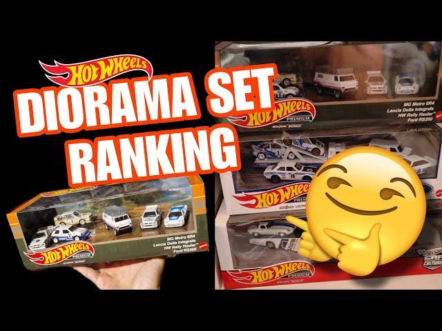 Hot Wheels Collectors Diorama Set RANKING - Which one is the BEST SET out of our diecast collection?