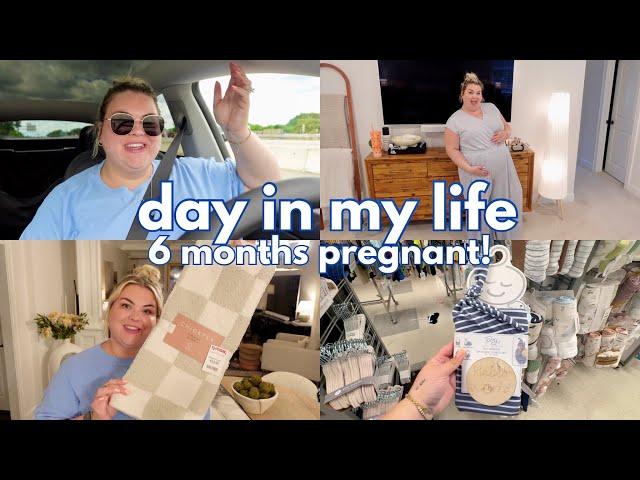 6 months pregnant! + try on haul and homegoods run | vlog