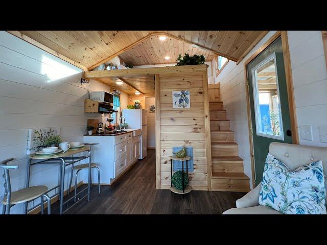 10’x24’ Augusta Tiny Home w/Laundry Room, W/D, Large Porch & Outdoor Shed $99,900 on Beach Lot 