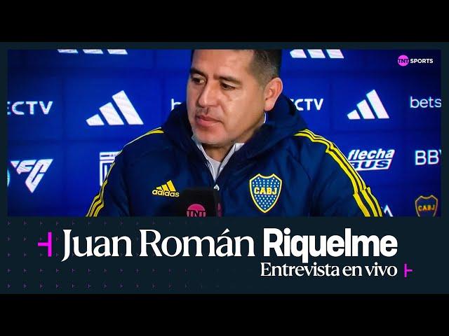 EN VIVO: Juan Román Riquelme habla en TNT Sports desde Boca Predio